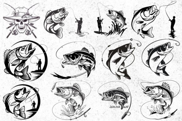 Fishing with Hook Svg Bundle