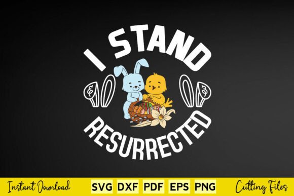 I Stand Resurrected Happy Easter Day Graphics