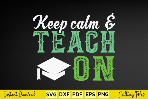 Keep Calm Teach on Teacher’s Day Embroidery Review