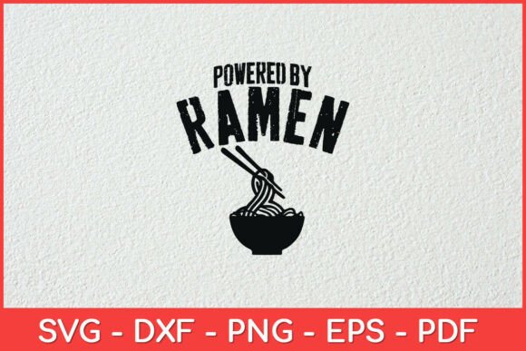 Powered by Ramen Japanese Love Anime Graphics