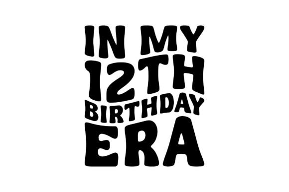 Retro Birthday Graphics for Crafts